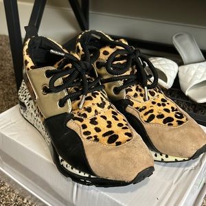 Steve Madden Leopard Print Sneakers